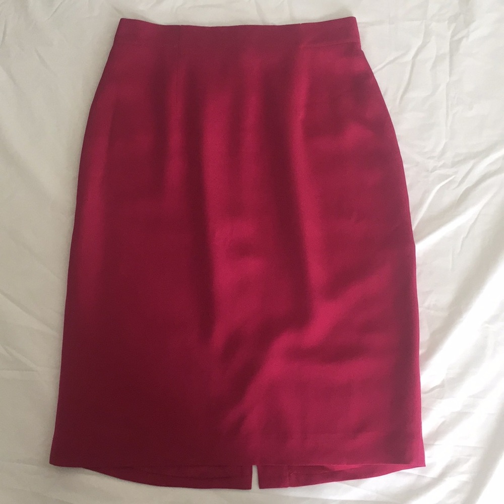 Magenta / Pink Skirt Patrick Collection 100% Silk